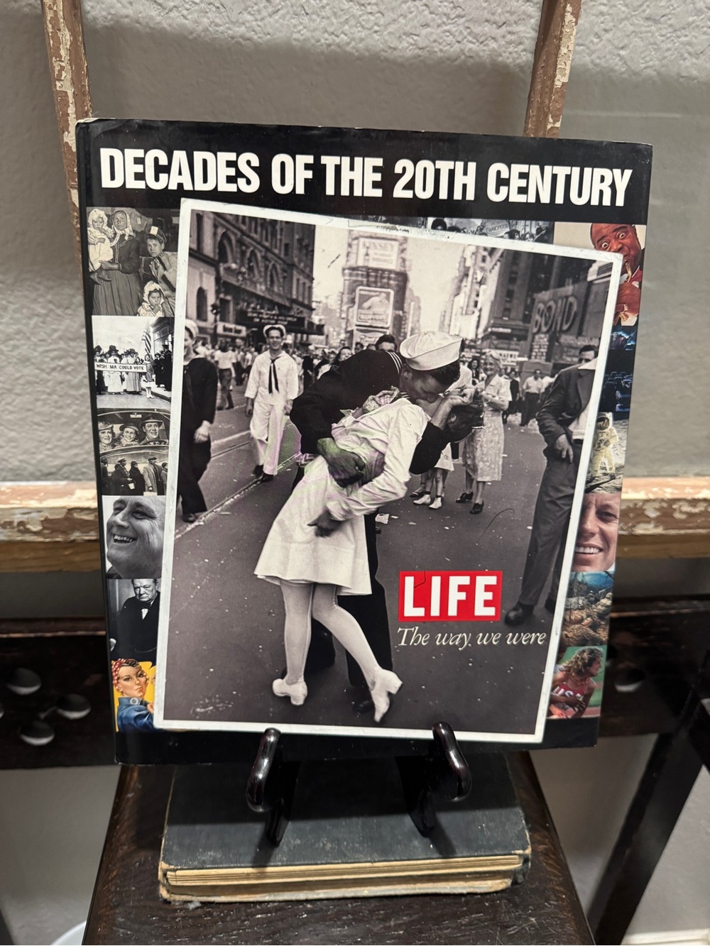 1999 Decades of the 20th Century Hardcover Life Book - Black & White Cover